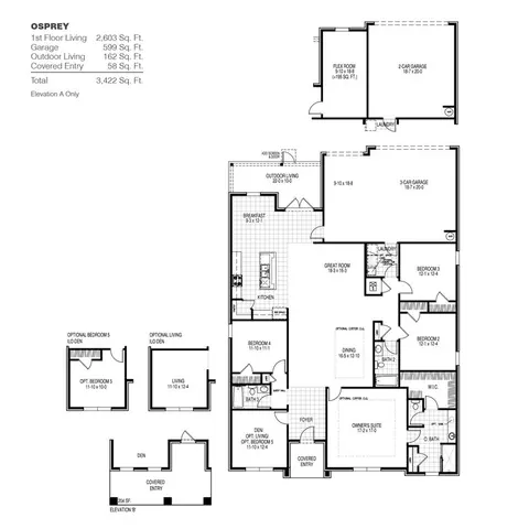 Floorplan - 3618 Mahogany Dr, Pace, FL 32571 photo 1 of 1