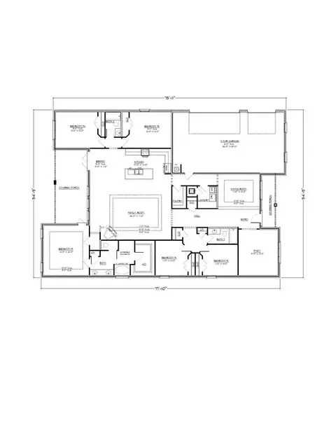 Floorplan - 319 Cornerstone Xing, Brandon, MS 39042 photo 1 of 1