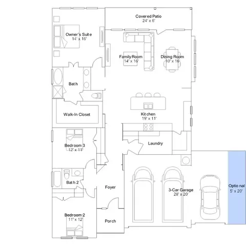 Floorplan - 1605 Four Waters Loop, Georgetown, TX 78628 photo 5 of 5
