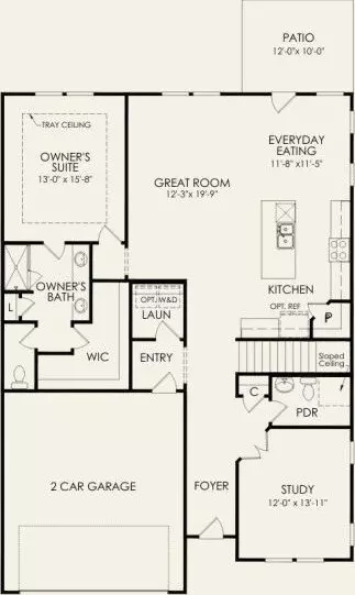 Floorplan - 3810 Pee Dee St, Monroe, NC 28110 photo 1 of 3