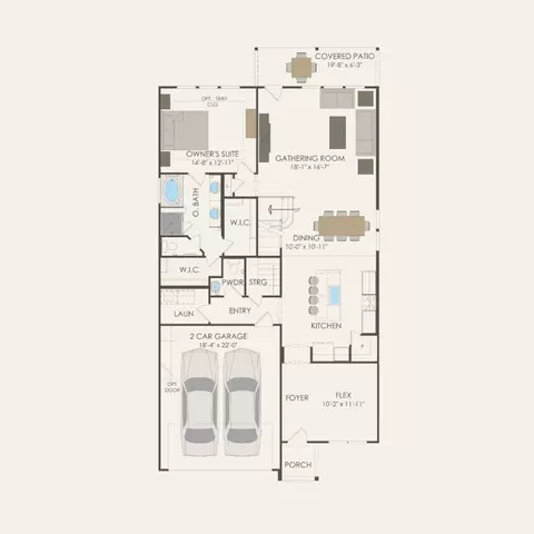 Floorplan - 932 Cherrystone Loop, Buda, TX 78610 photo 1 of 3