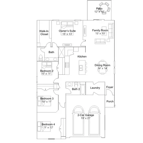 Floorplan - Ph 3c Hs, Conway, SC 29526 photo 1 of 2