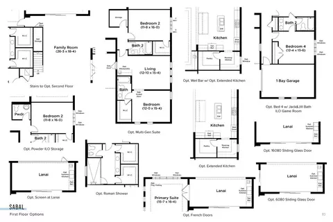 Floorplan - 8255 Golden Beach Ct, Parrish, FL 34219 photo 2 of 3