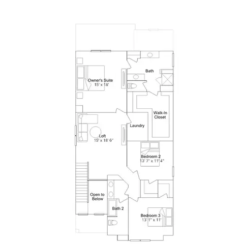 Floorplan - 1019 Gemstone Way, Durham, NC 27703 photo 2 of 2