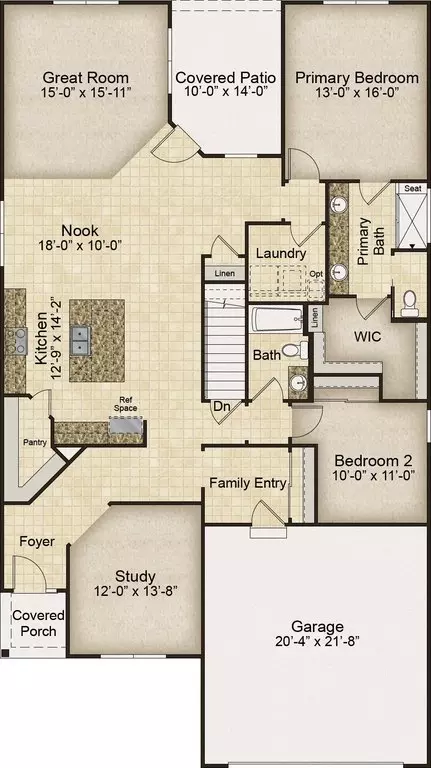 Floorplan - Cambrium Ct., Wentzville, MO 63385 photo 1 of 1