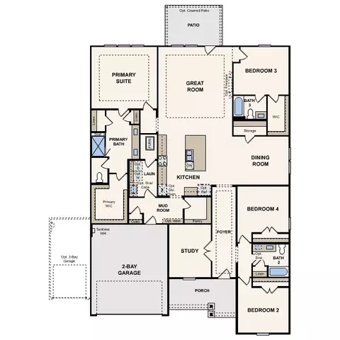 Floorplan - 1604 Josiah Dr, Anna, TX 75409 photo 1 of 1