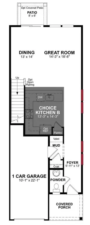 Floorplan - 5018 Silver Brook Rd, Durham, NC 27703 photo 1 of 2