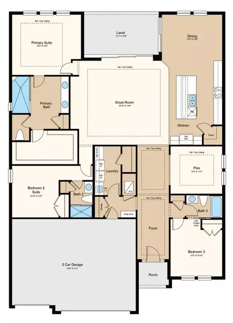 Floorplan - 10614 Eclipse St, Sarasota, FL 34241 photo 1 of 1