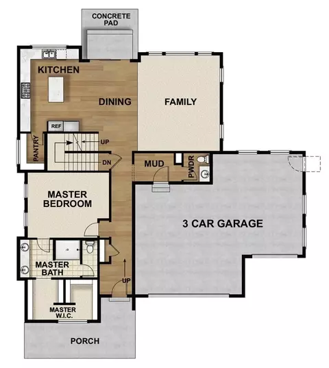 Floorplan - 2737 E Hayloft Ln, Heber, UT 84032 photo 1 of 3