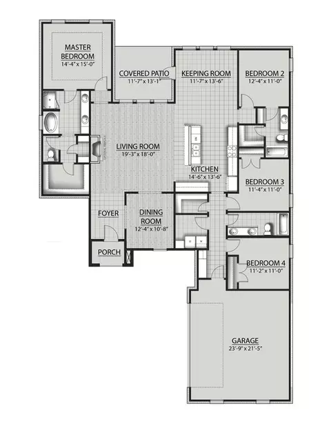Floorplan - 119 E Tweet St, Freeport, FL 32439 photo 1 of 1