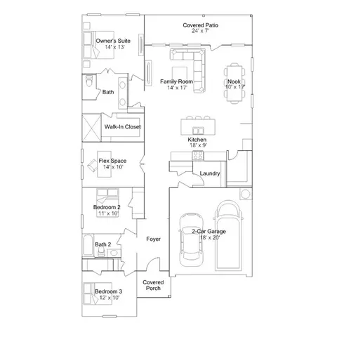 Floorplan - 5987 Serrate St, Pace, FL 32571 photo 1 of 1