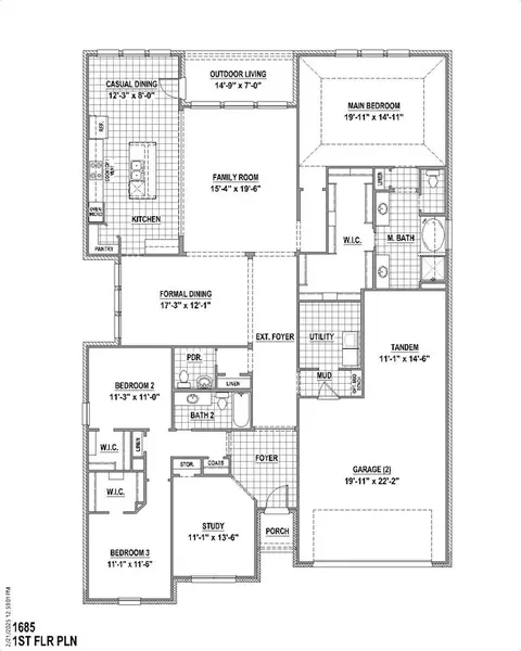 Floorplan - 4805 Triadic Ln, Prosper, TX 75078 photo 1 of 3