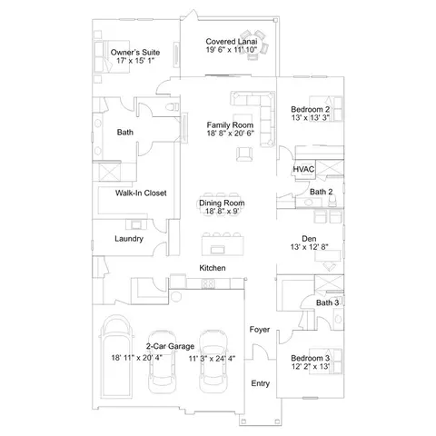 Floorplan - 76565 Winterfield Dr, Yulee, FL 32097 photo 1 of 1