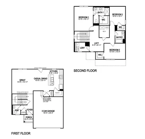 Floorplan - 2003 Derby Way, Memphis, IN 47143 photo 1 of 1