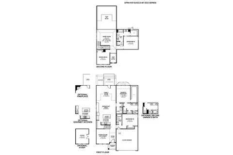Floorplan - 2704 Fork Way, Celina, TX 75009 photo 2 of 4