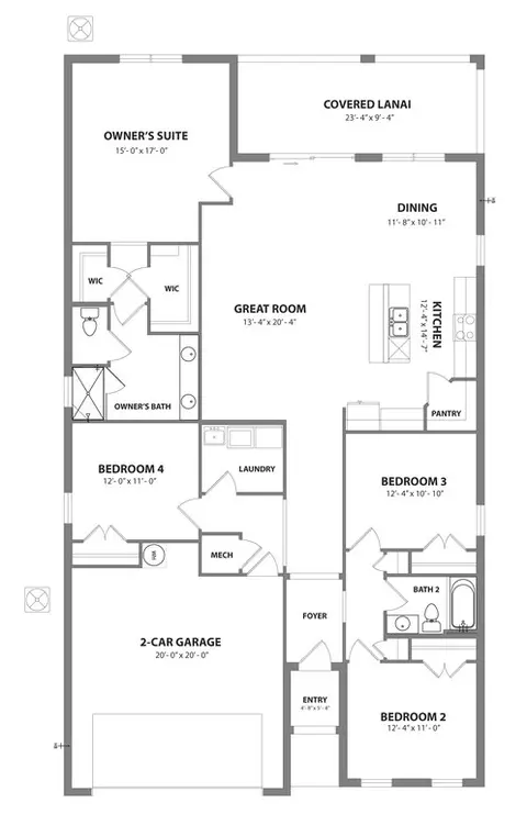 Floorplan - 5204 NW 41st Loop, Ocala, FL 34482 photo 1 of 1