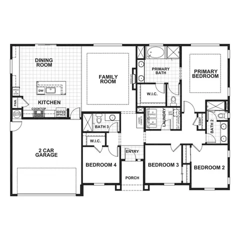 Floorplan - 697 W Cliff St, Oakley, CA 94561 photo 1 of 1