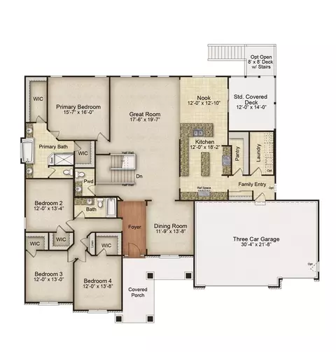 Floorplan - Cambrium Ct., Wentzville, MO 63385 photo 1 of 1