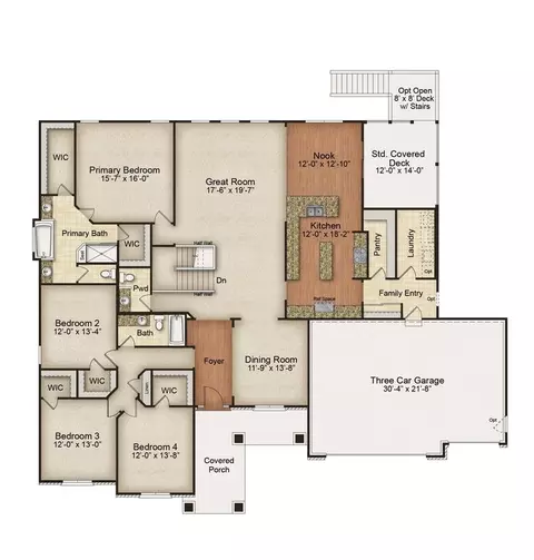 Floorplan - Cambrium Ct., Wentzville, MO 63385 photo 1 of 1
