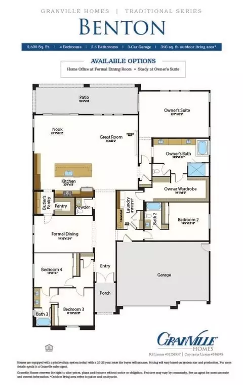 Floorplan - 20243 Ventana Hills Dr, Clovis, CA 93619 photo 2 of 2