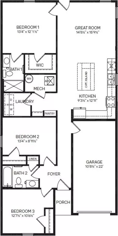 Floorplan - 1102 Albritton Ln, Salisbury, MD 21801 photo 1 of 1
