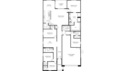 Floorplan - 1078 W Haynes Way, Apache Junction, AZ 85120 photo 1 of 1