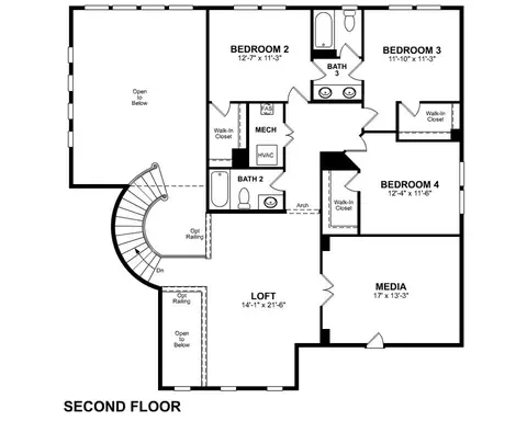 Floorplan - 2007 Trophy Dr, Heath, TX 75032 photo 2 of 2