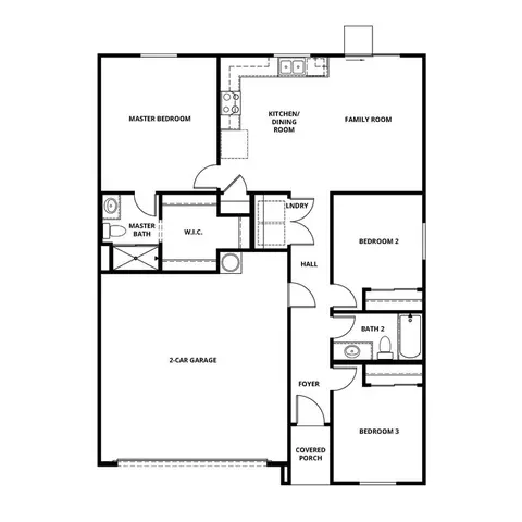 Floorplan - 7729 Avocado Ln, Bakersfield, CA 93313 photo 1 of 1