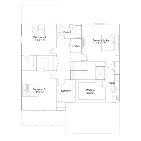 Floorplan - 12021 Hydrangea Ct, Jacksonville, FL 32219 photo 2 of 2