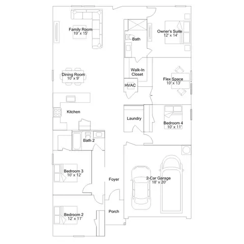 Floorplan - 219 Spindlewood Blvd, Dundee, FL 33838 photo 1 of 1