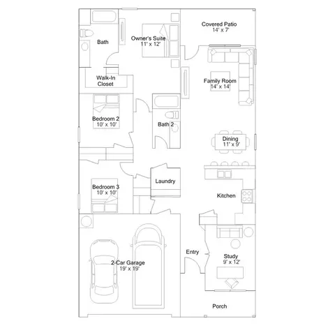 Floorplan - Shenandoah Road, Benton, AR 72019 photo 1 of 6