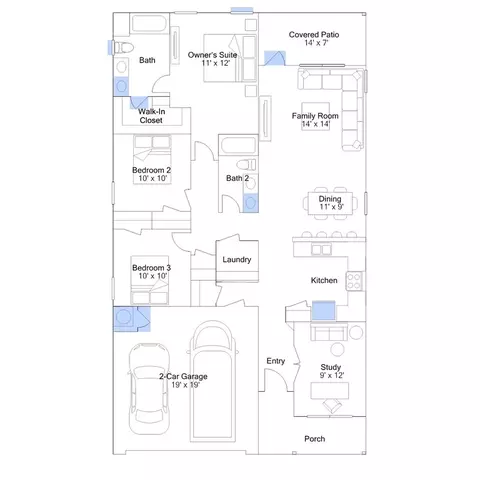 Floorplan - Shenandoah Road, Benton, AR 72019 photo 2 of 6