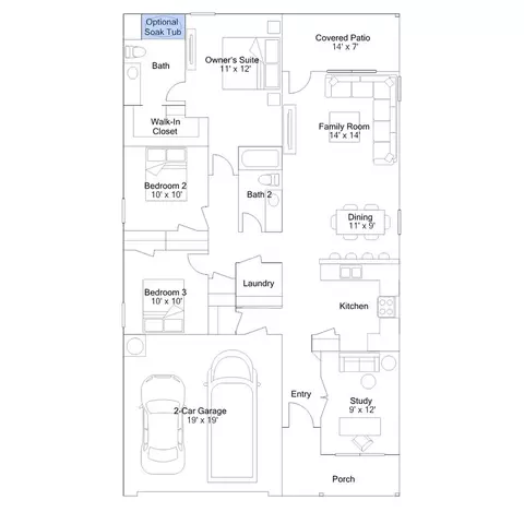 Floorplan - Shenandoah Road, Benton, AR 72019 photo 6 of 6