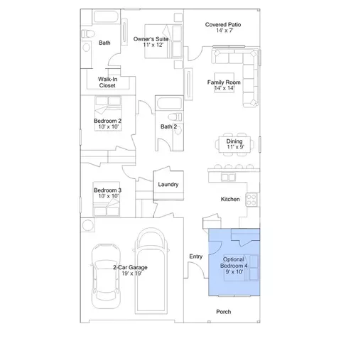 Floorplan - Shenandoah Road, Benton, AR 72019 photo 4 of 6