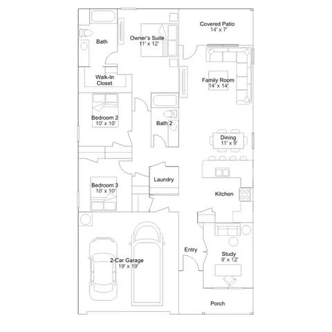 Floorplan - Shenandoah Road, Benton, AR 72019 photo 1 of 1