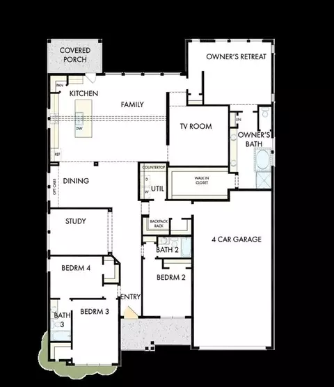 Floorplan - 17717 Coronation St, Conroe, TX 77302 photo 1 of 1