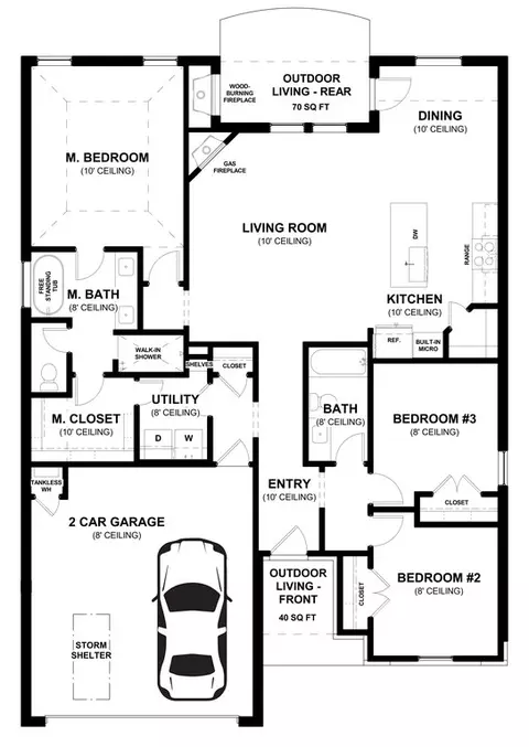 Floorplan - 2800 Heather Hvn, Moore, OK 73160 photo 1 of 1