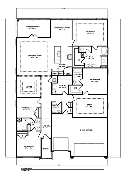 Floorplan - 4764 Eider Rd, Pace, FL 32571 photo 1 of 1