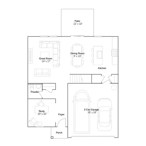 Floorplan - 302 Little Brook Ln, Moncks Corner, SC 29461 photo 1 of 2