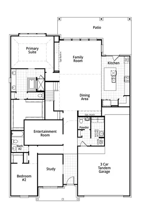 Floorplan - 17705 Coronation St, Conroe, TX 77302 photo 1 of 2
