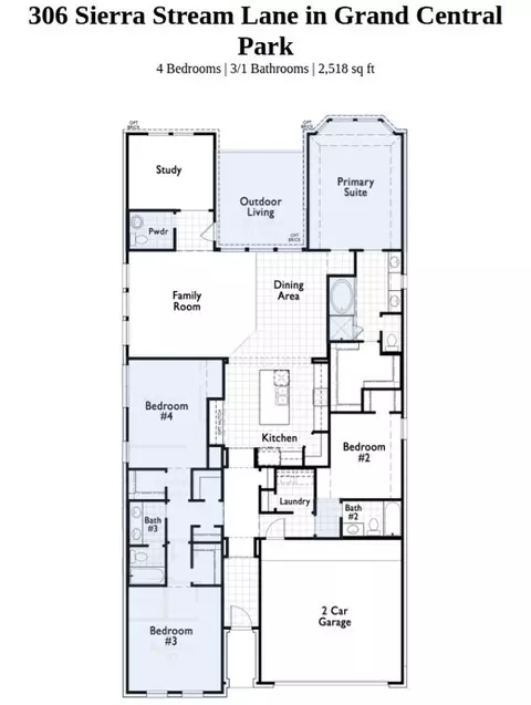 Floorplan - 306 Sierra Stream Ln, Conroe, TX 77304 photo 1 of 1