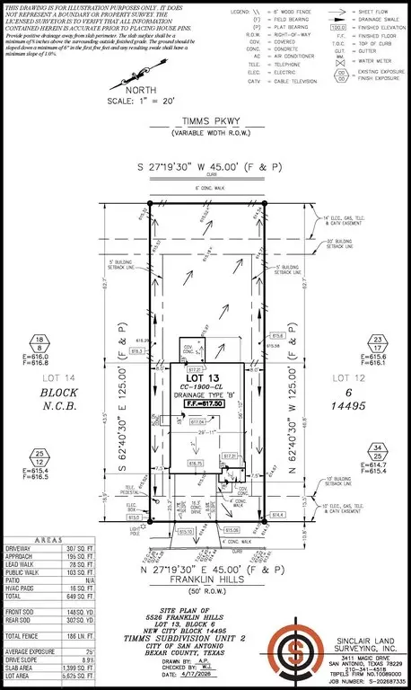 Floorplan - 5526 Franklin Hls, Von Ormy, TX 78073 photo 1 of 1