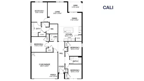 Floorplan - 2813 NW 4th St, Okeechobee, FL 34972 photo 1 of 1