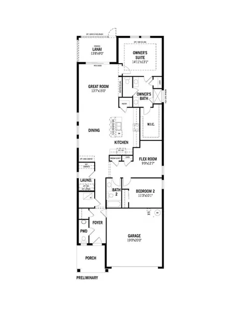 Floorplan - 18150 Wellspring Ct, Venice, FL 34293 photo 1 of 1