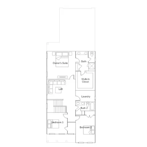 Floorplan - 524 Everglow Ln, Garner, NC 27529 photo 3 of 3