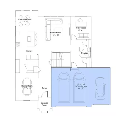 Floorplan - 14963 S Henebry Ln, Plainfield, IL 60544 photo 3 of 4