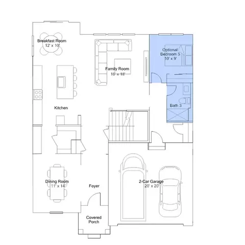Floorplan - 14963 S Henebry Ln, Plainfield, IL 60544 photo 2 of 4