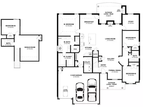 Floorplan - 932 Hydrangea Way, Edmond, OK 73034 photo 1 of 1