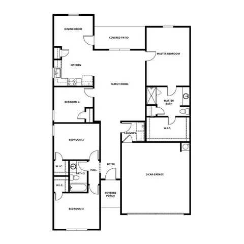 Floorplan - 16004 Tassel Br, Lytle, TX 78052 photo 1 of 1