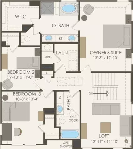 Floorplan - 932 Cherrystone Loop, Buda, TX 78610 photo 2 of 3